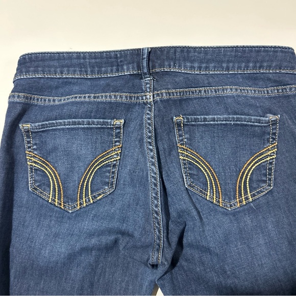 Hollister Jean Legging Women’s Juniors 5 Blue Dark Wash Jeans 27X29 Actual 27X27 - Picture 12 of 12